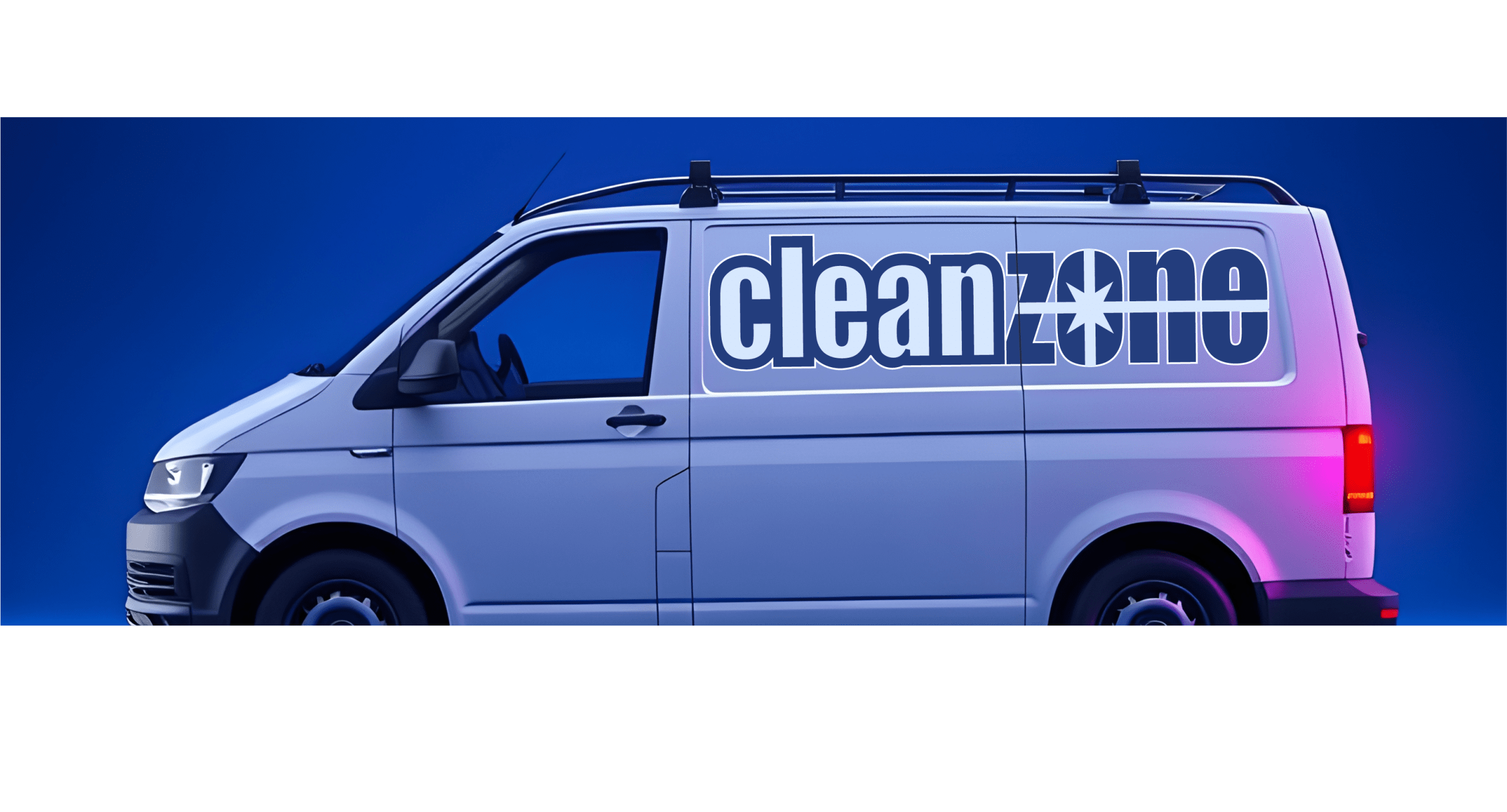 Cleanzone commercial cleaning work van equipped for Canberra office and common area cleaning
