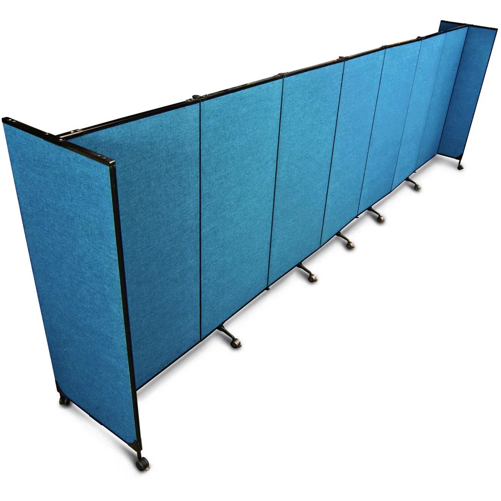Commercial cleaners cleaning fabric office partitions in Canberra
