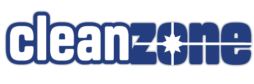 Cleanzone commercial cleaning text-only logo representing Canberra-based business