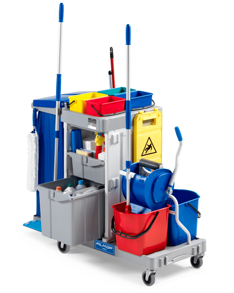 Comprehensive commercial cleaning equipment and tools for professional cleaning services in Canberra
