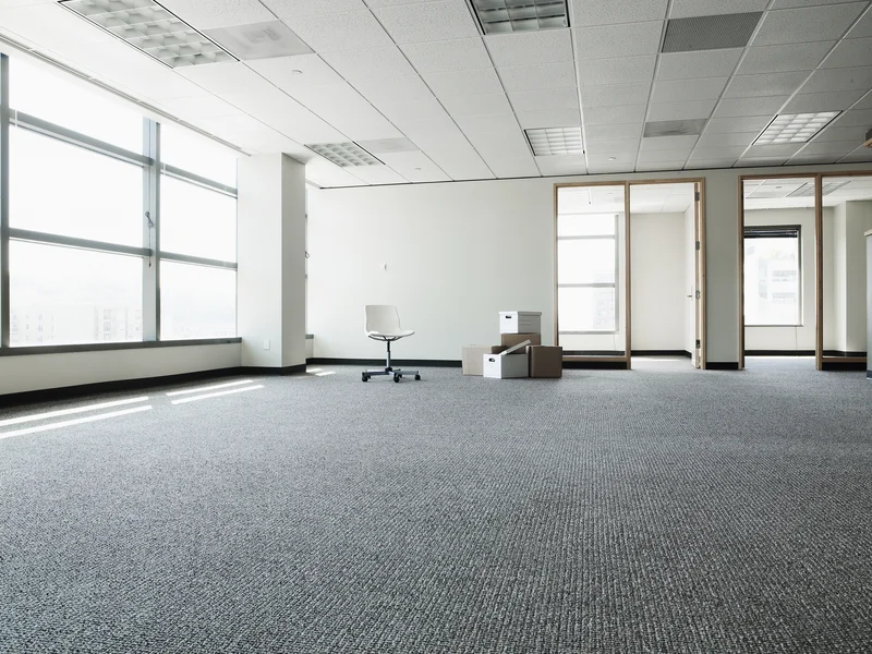 End of lease empty workplace professionally cleaned
